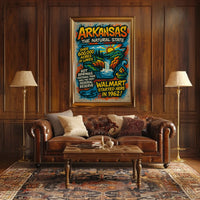 Arkansas The Natural State Poster