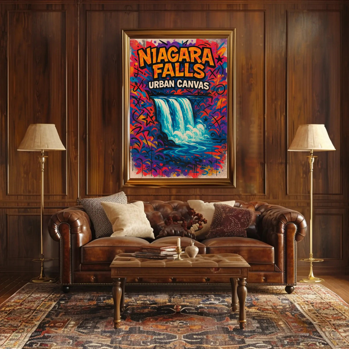 Niagara Falls Urban Canvas Poster
