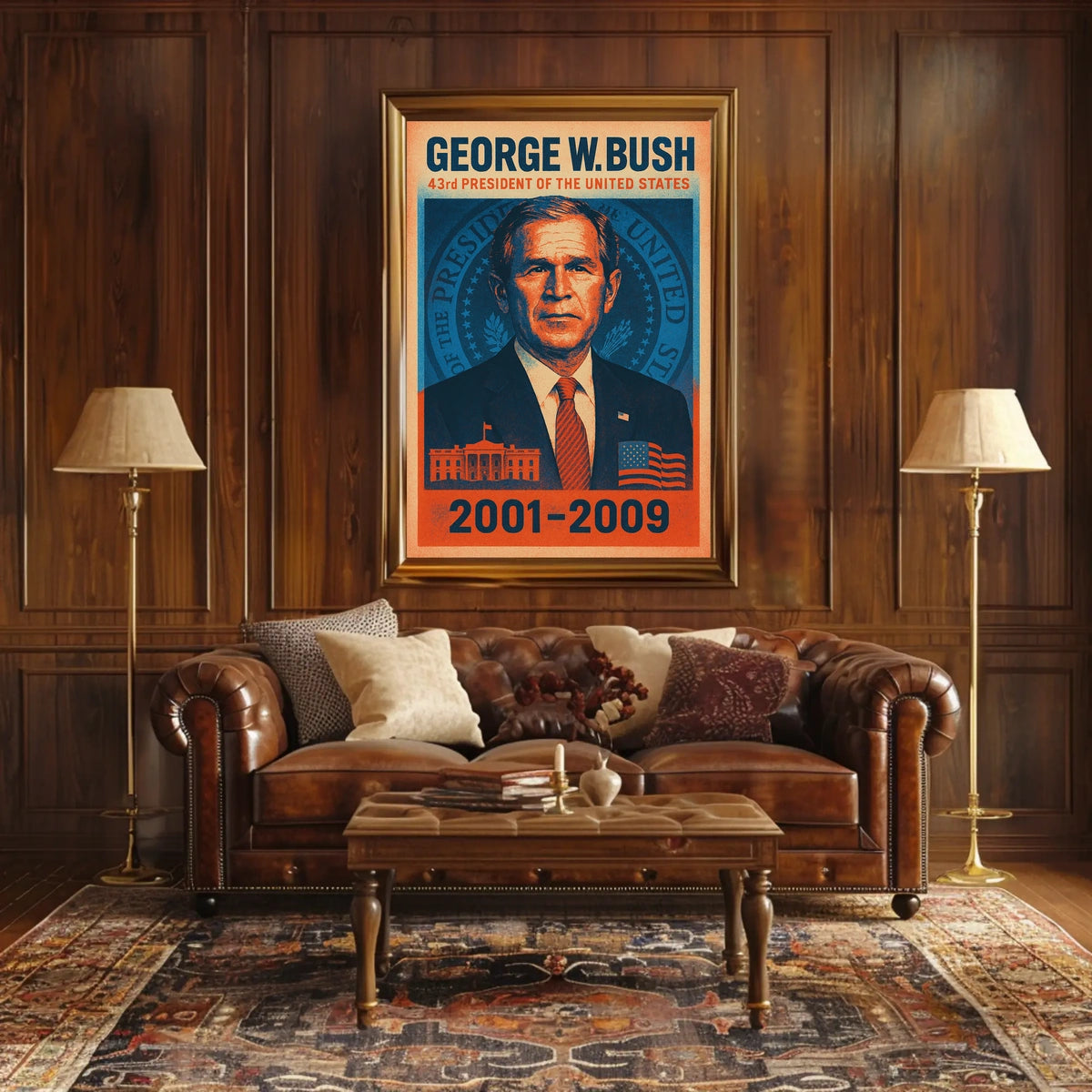 George W. Bush 43rd President Poster