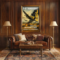 Republic P-47 Thunderbolt The Jug Poster PosterGoat