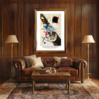 Kandinsky Zwei schwarze Flecke 1923 Poster