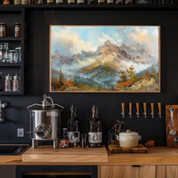 Serene Mountain Landscape Poster