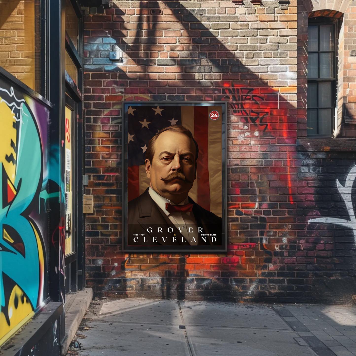 Grover Cleveland 24th President Of The United States Portrait
