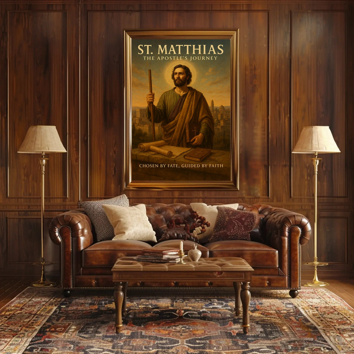 St. Matthias The Apostles Journey Poster
