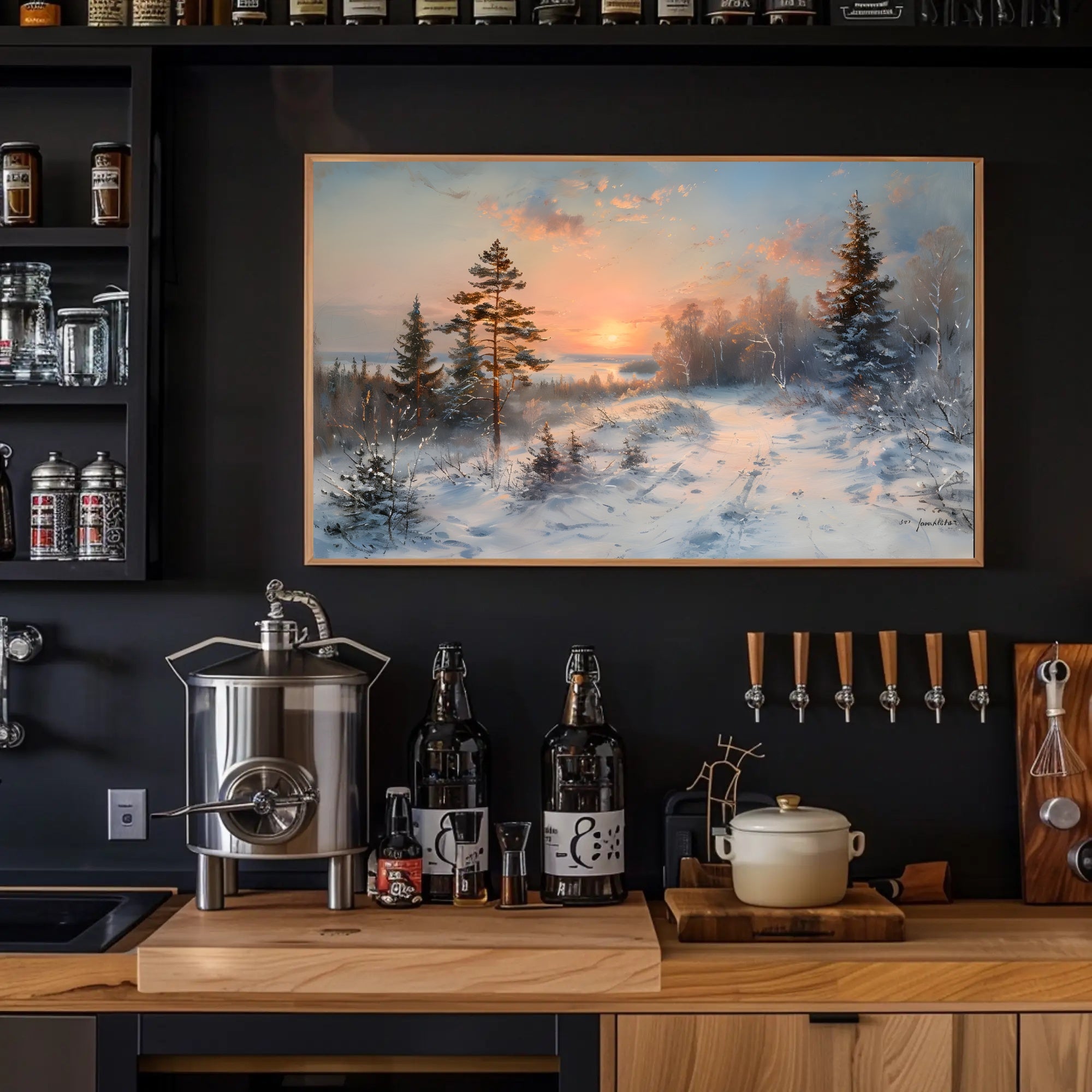 Winter Sunrise Poster