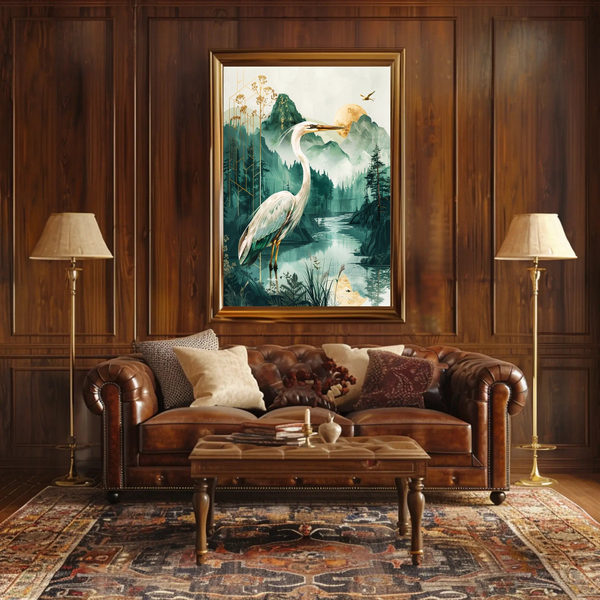 Tranquil Wilderness Art Print Poster for Home Decor PosterGoat