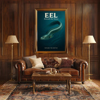 Eel Beneath the Waves Poster PosterGoat