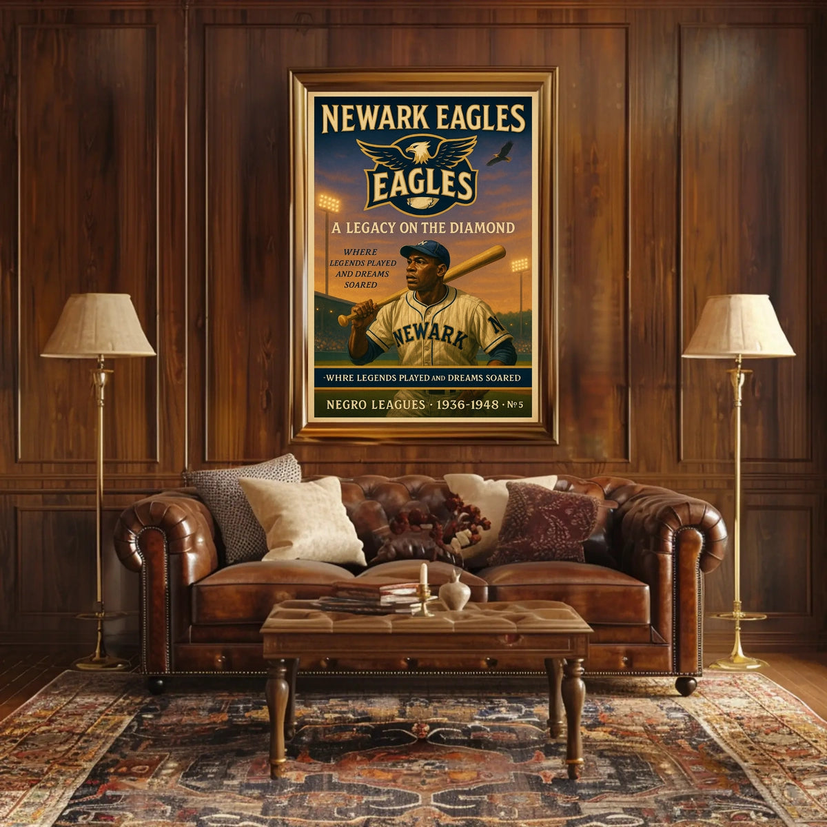 Newark Eagles A Legacy on the Diamond Poster