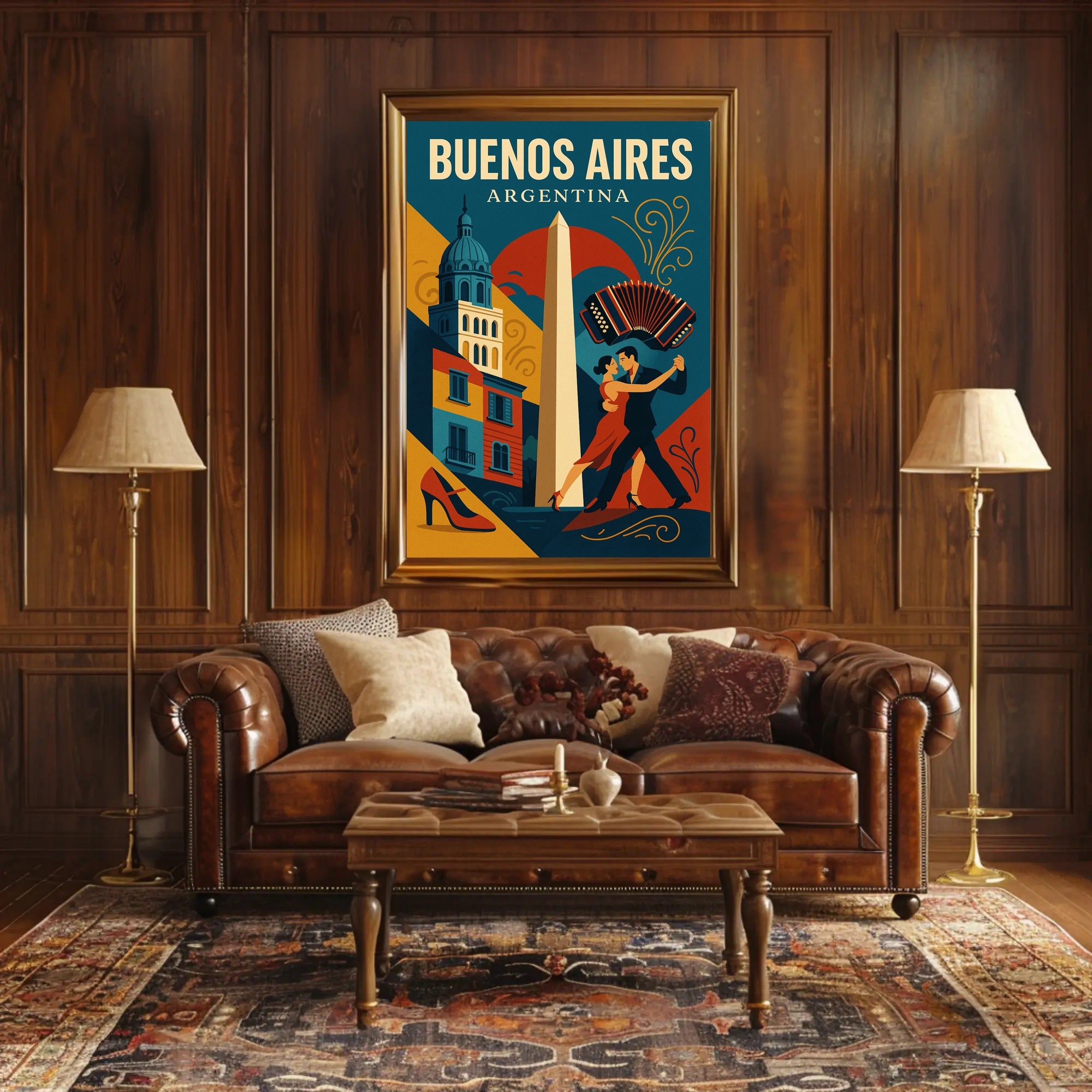 Buenos Aires  A Vibrant Cityscape Poster PosterGoat