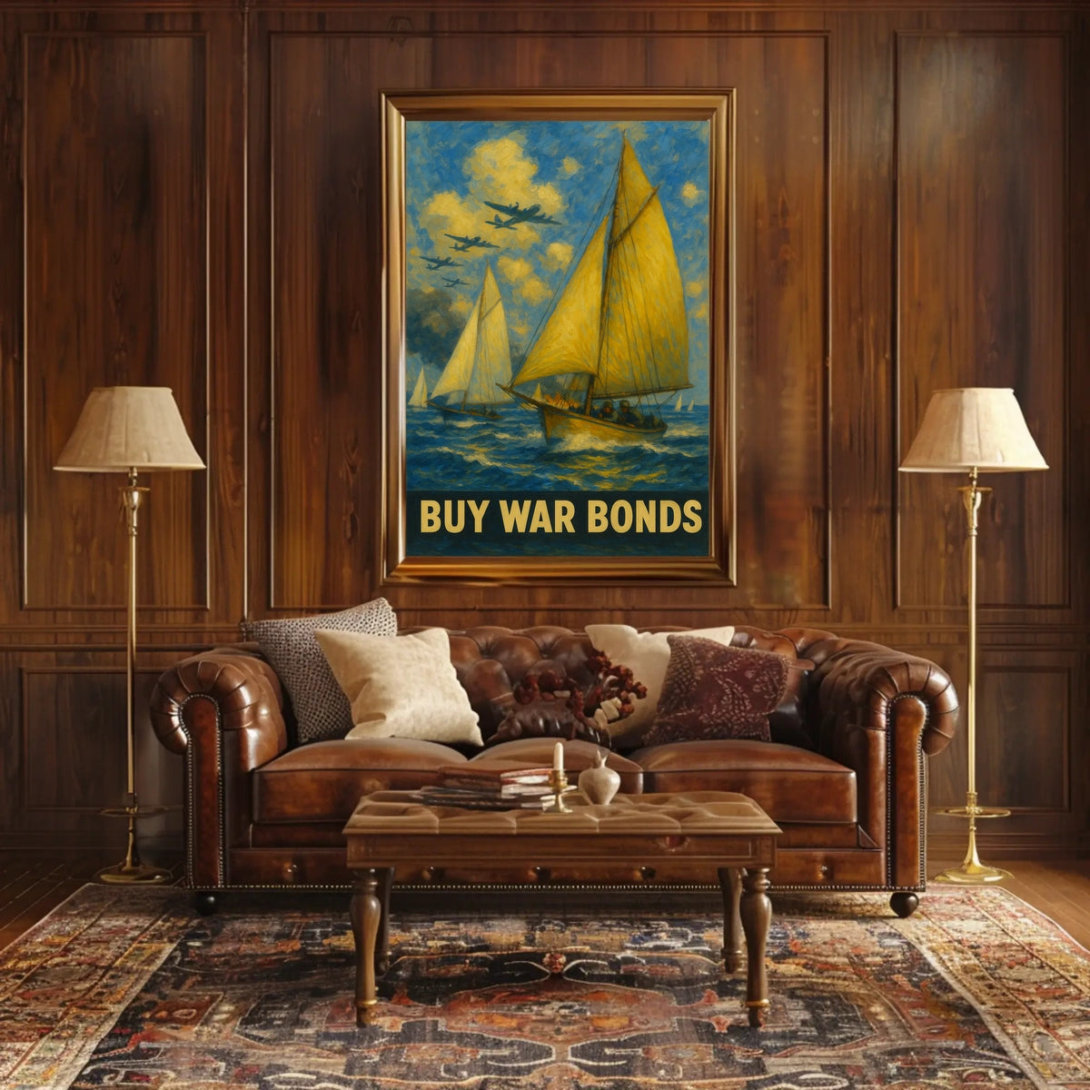 Buy War Bonds A Patriotic Call Poster