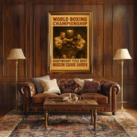 World Boxing Championship Poster