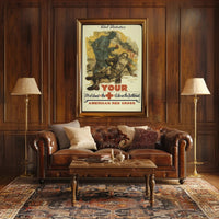 WWII Soldier's Call: Blood Donation Propaganda Poster