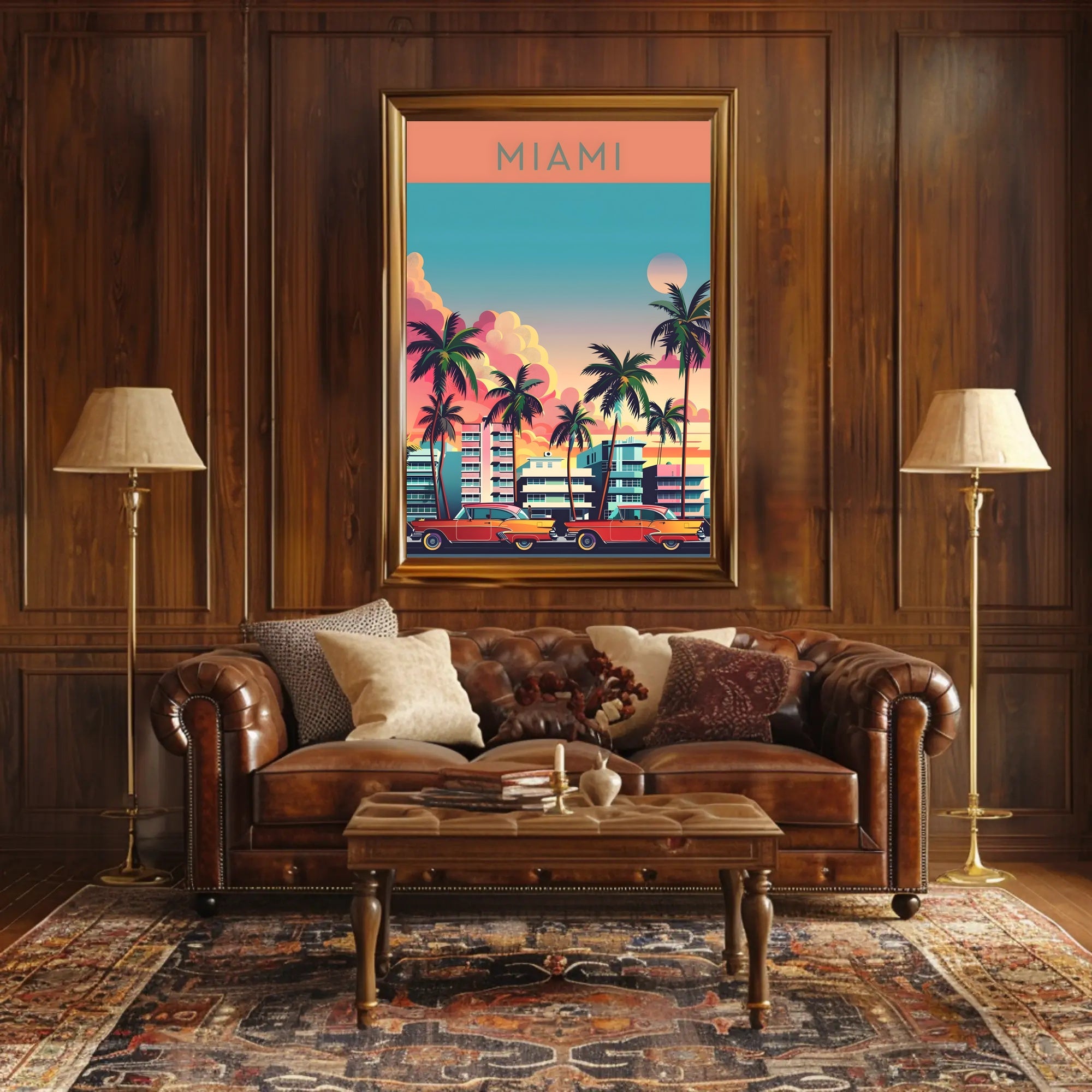 Vibrant Miami Poster