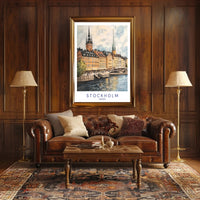 Scenic Stockholm Poster PosterGoat