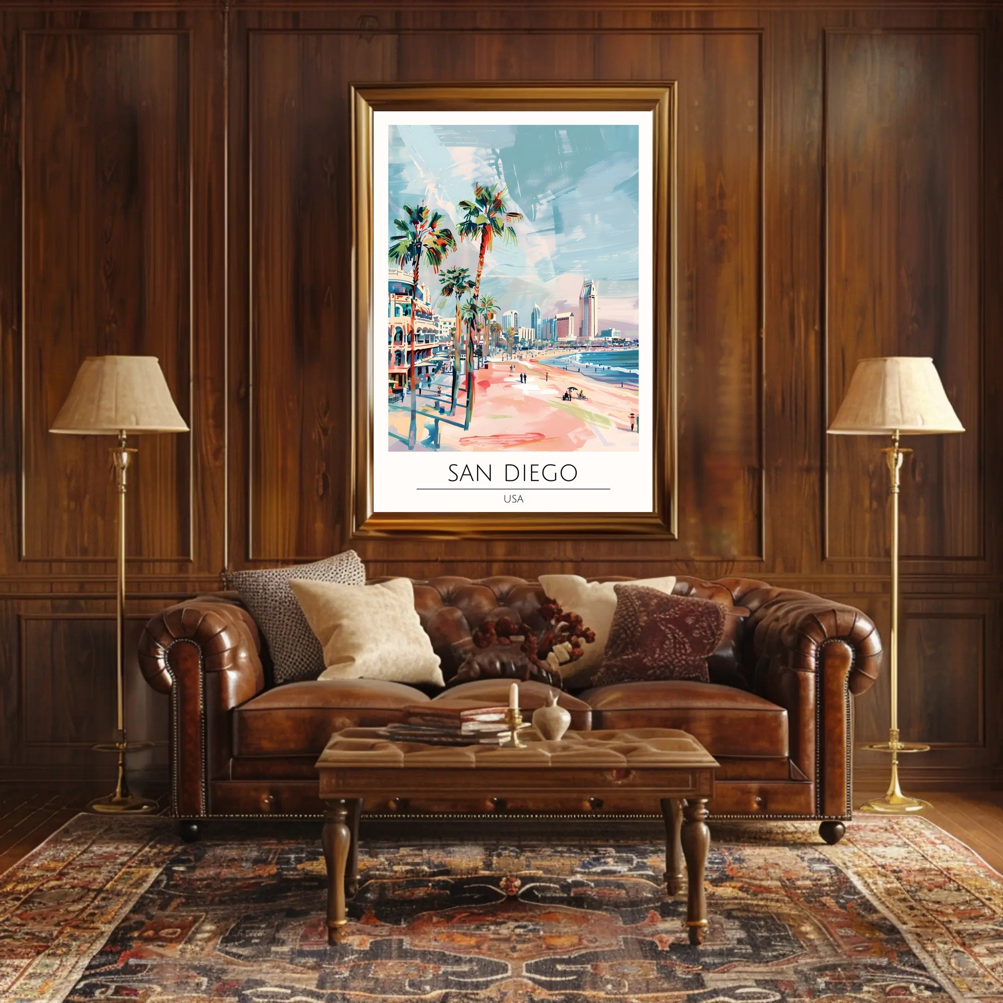 San Diego Scenic Poster PosterGoat