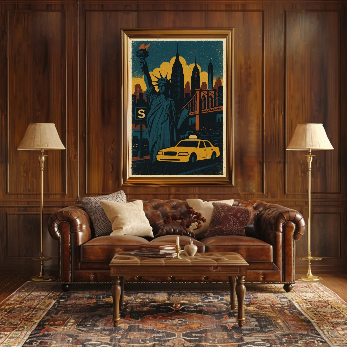 Iconic New York City Poster For Modern Home Decor Fans