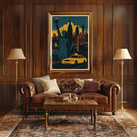 Iconic New York City Poster For Modern Home Decor Fans