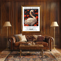 William Morris Exhibition Vintage Art Poster