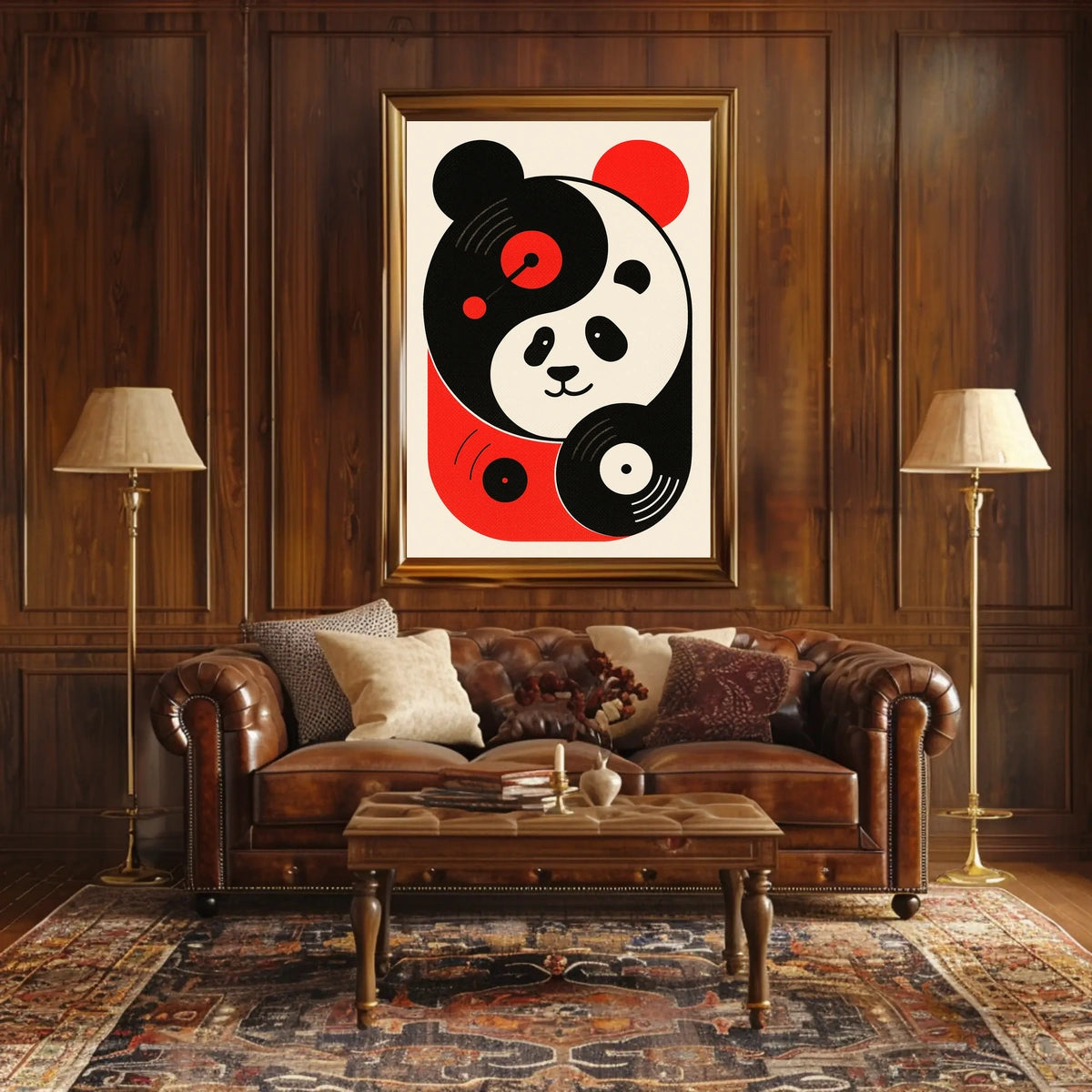 Panda Groove Poster