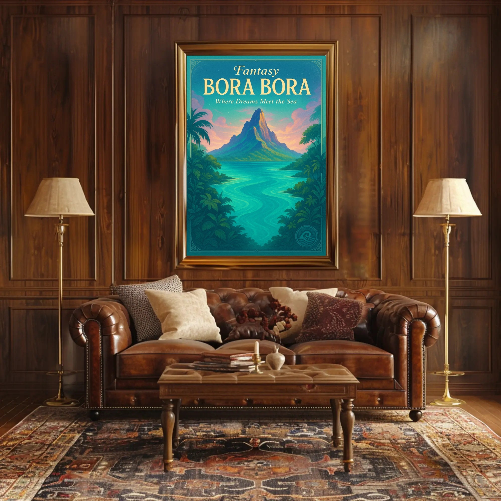 Bora Bora Dreamscape Travel Poster PosterGoat