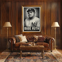 Babe Ruth Baseball Legend Poster