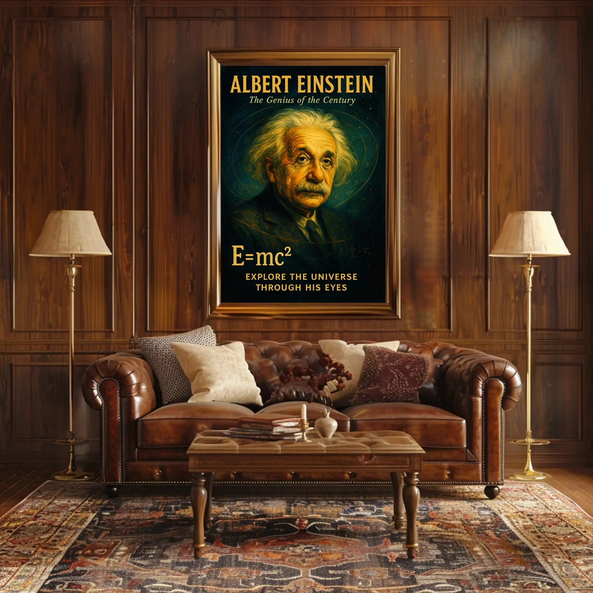 Albert Einstein The Genius of the Century Poster