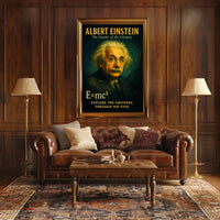 Albert Einstein The Genius of the Century Poster
