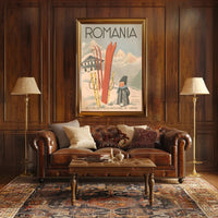 Winter Tourism in Romania Poster PosterGoat