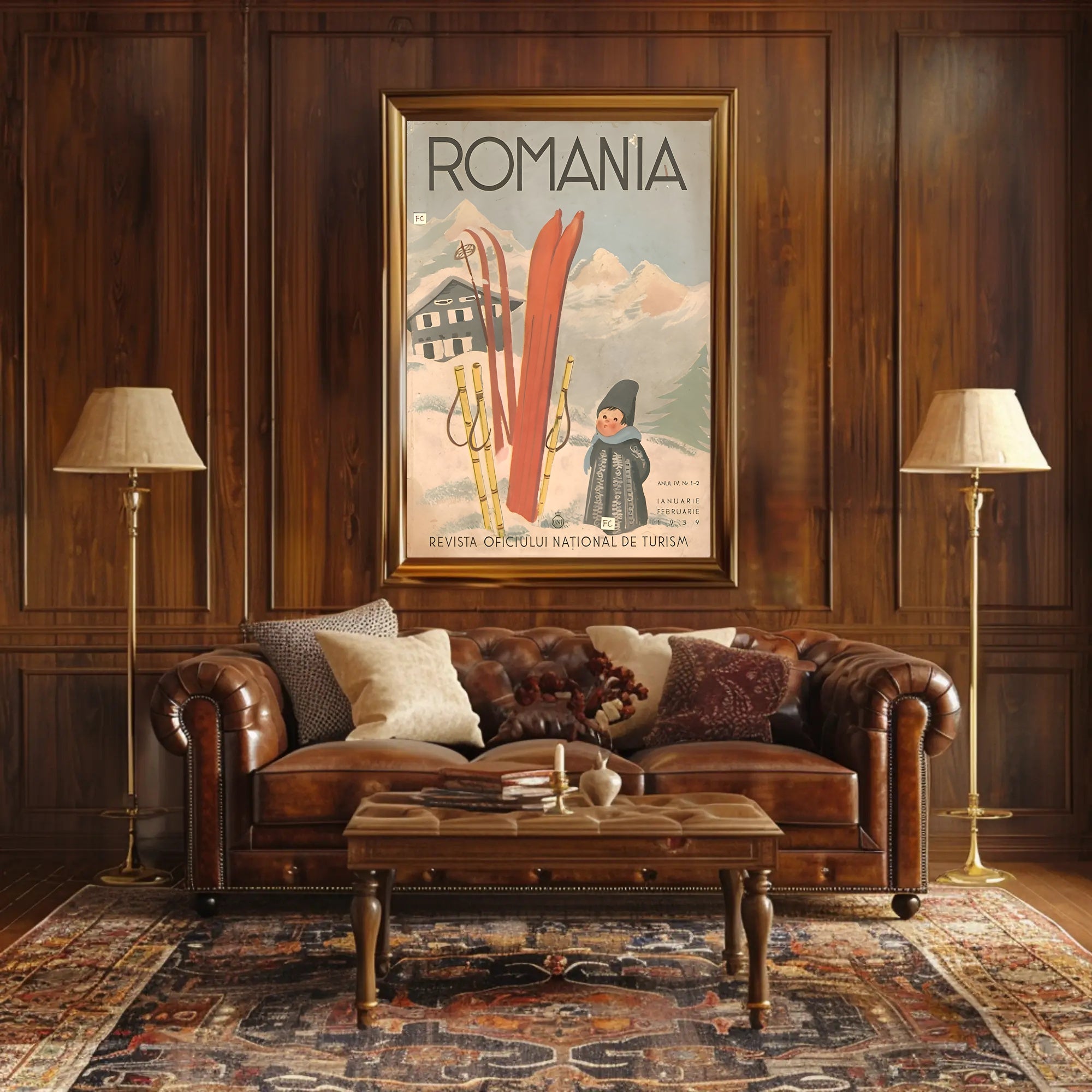 Winter Tourism in Romania Poster PosterGoat