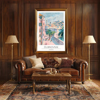 Dubrovnik Scenic View Poster PosterGoat