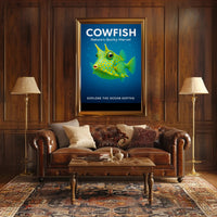 Cowfish Nature's Quirky Marvel Poster PosterGoat