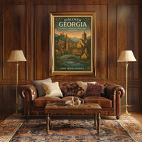 Discover Georgia A Journey Through Poster