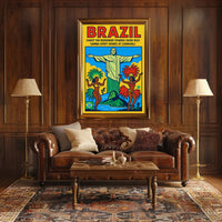 Brazil Carnival Celebration Poster PosterGoat