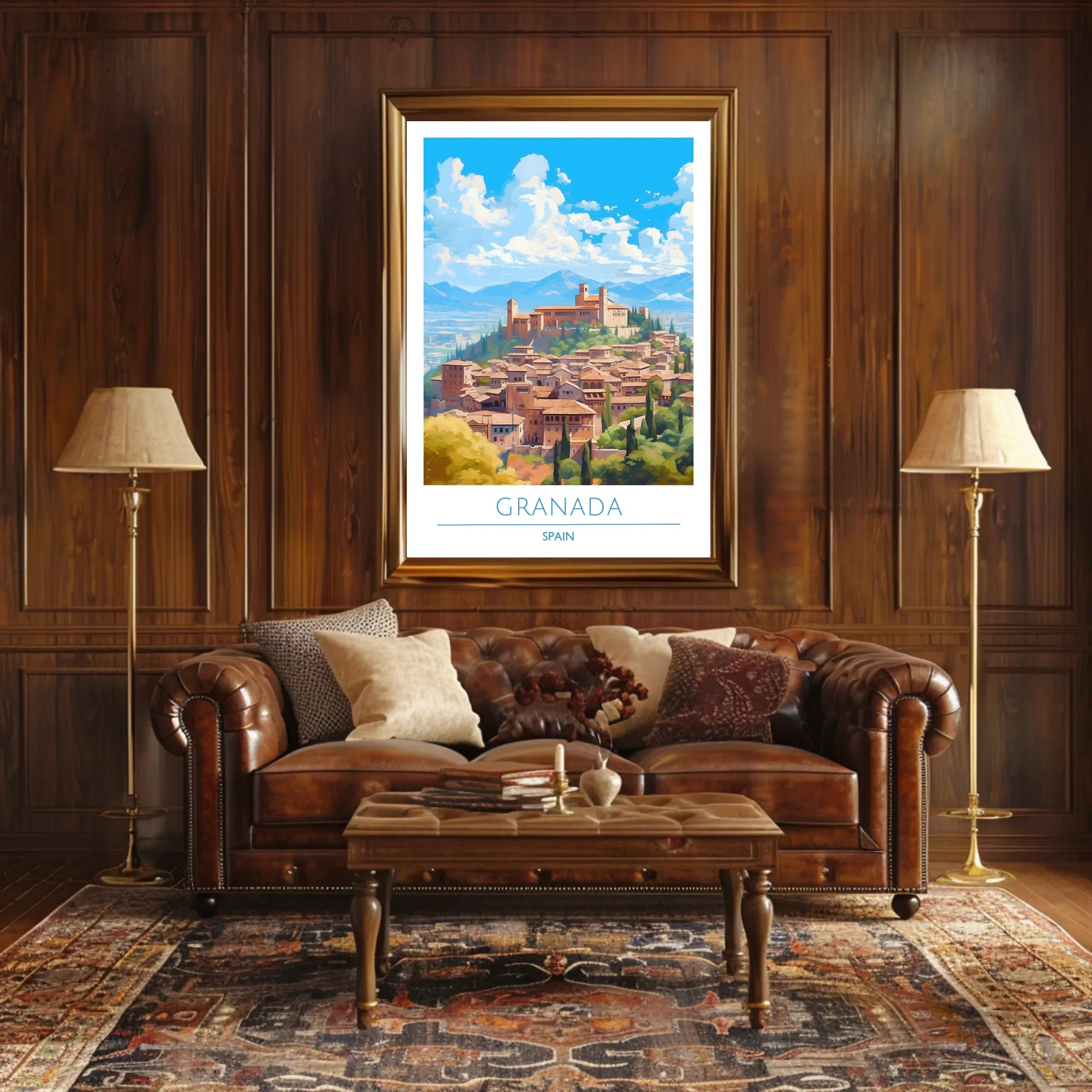 Scenic Granada Poster