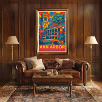 Ann Arbor, Michigan Poster