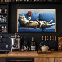 The Playful Cat Poster