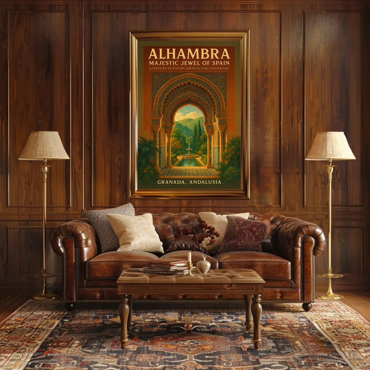 Alhambra Majestic Jewel of Spain Poster