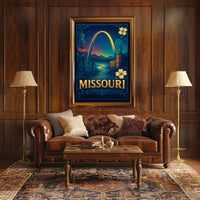 Missouri A Scenic Tribute Poster