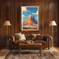 Guadalupe Mountains Poster Scenic National Park Print
