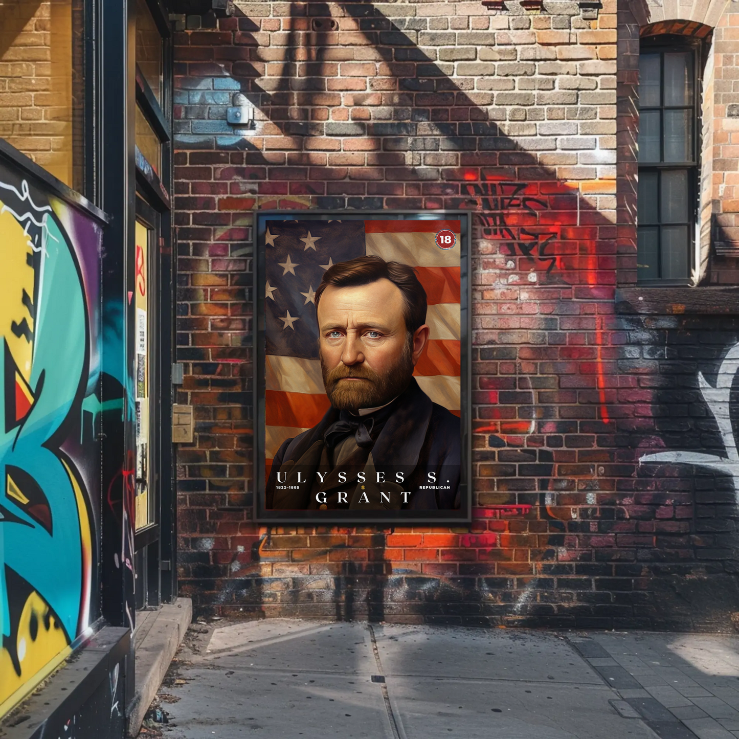 Ulysses S. Grant 18th President Of The United States Portrait