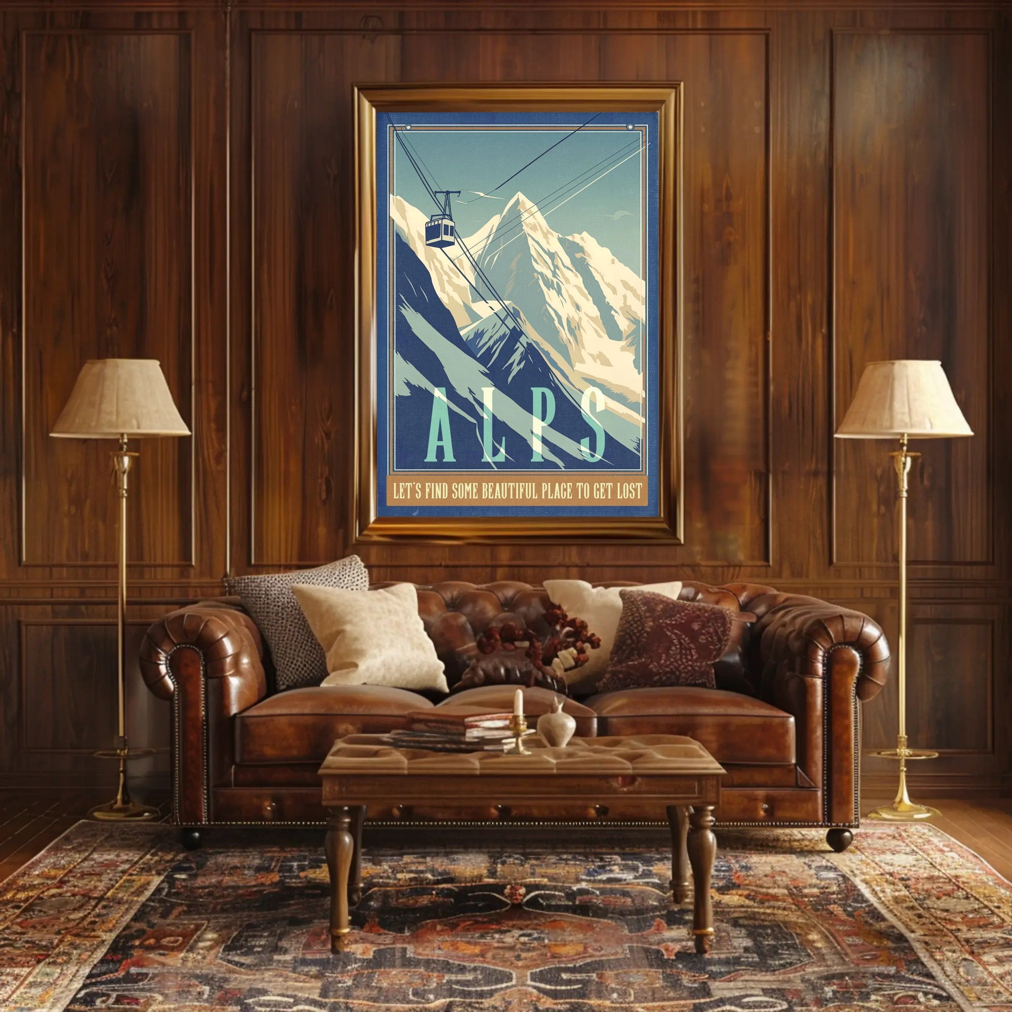 Discover the Alps Poster