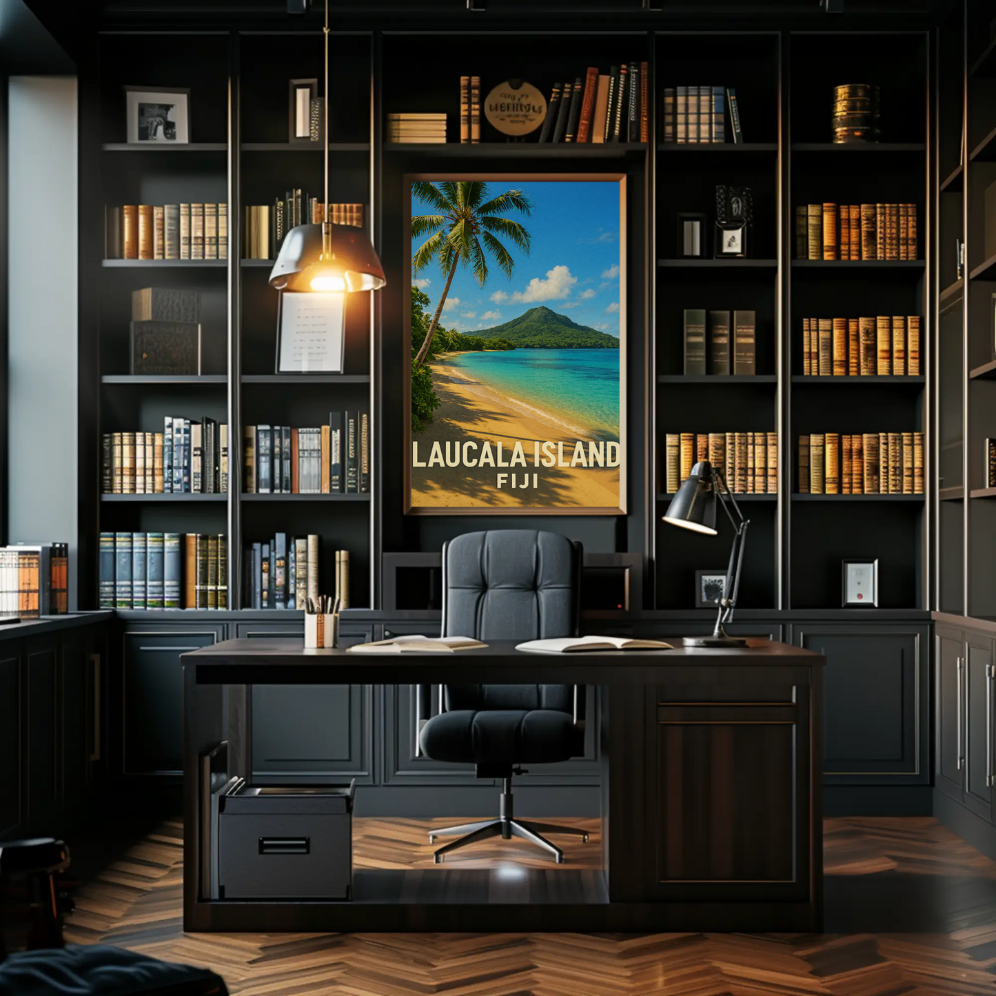 Laucala Island Fiji Scenic Tropical Beach Coast Poster