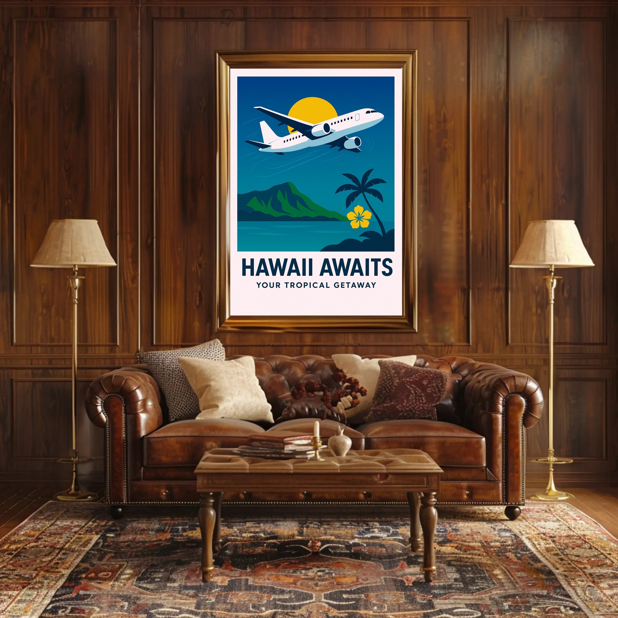 Hawaii Awaits Poster PosterGoat