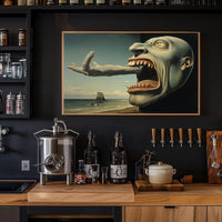 Surreal Coastal Grotesque Fantasy or Mythology Poster