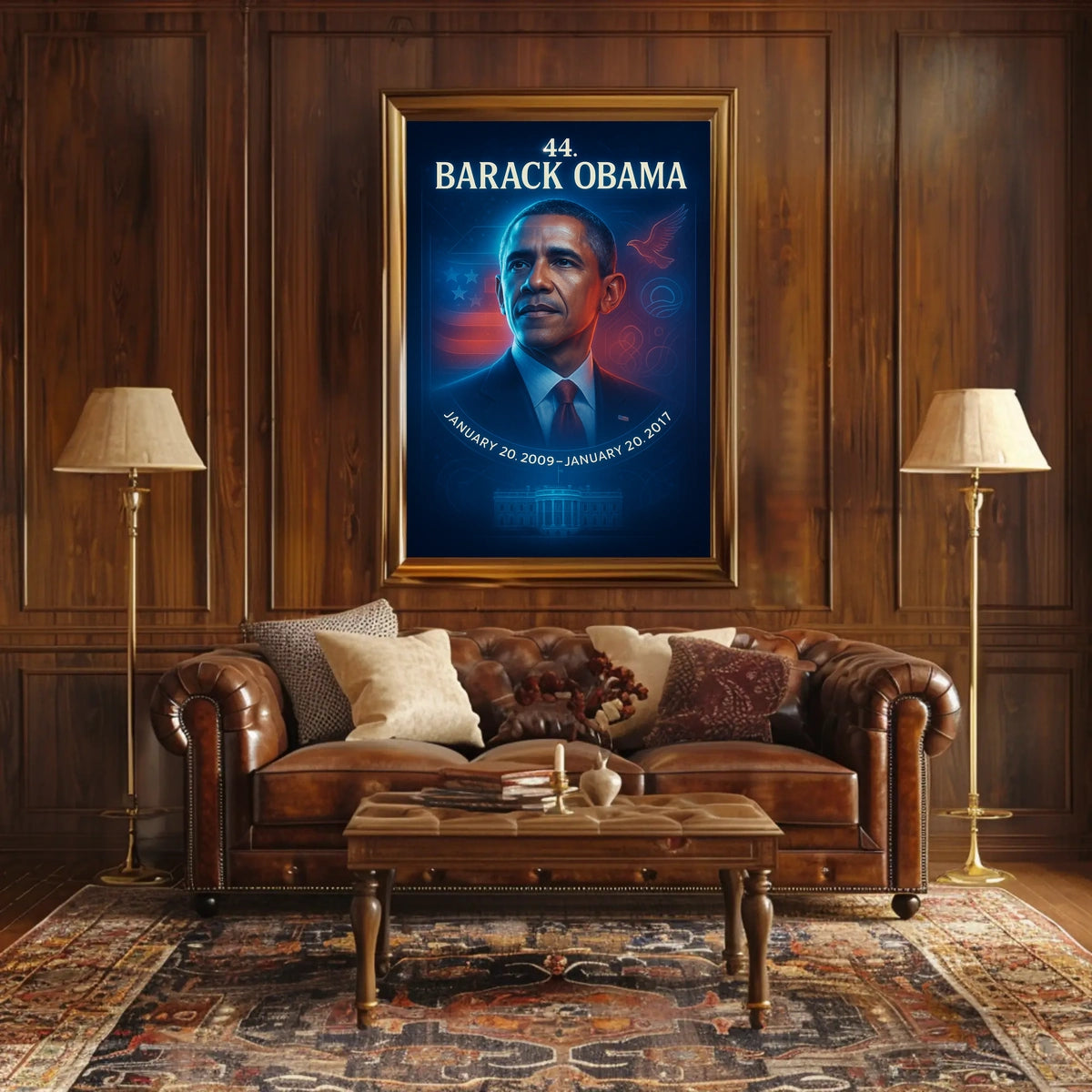 Barack Obama 44Th President Poster