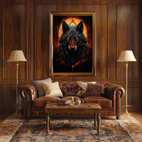 The Fiery Wolf Poster