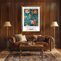 Victorian Cotton Prints Exhibition by William Morris Poster