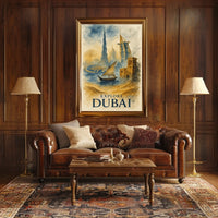 Discover the Wonders of Dubai Description Immerse yourself in Poster