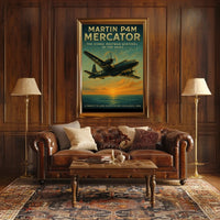 Martin P4M Mercator Vintage Military Recruitment Poster
