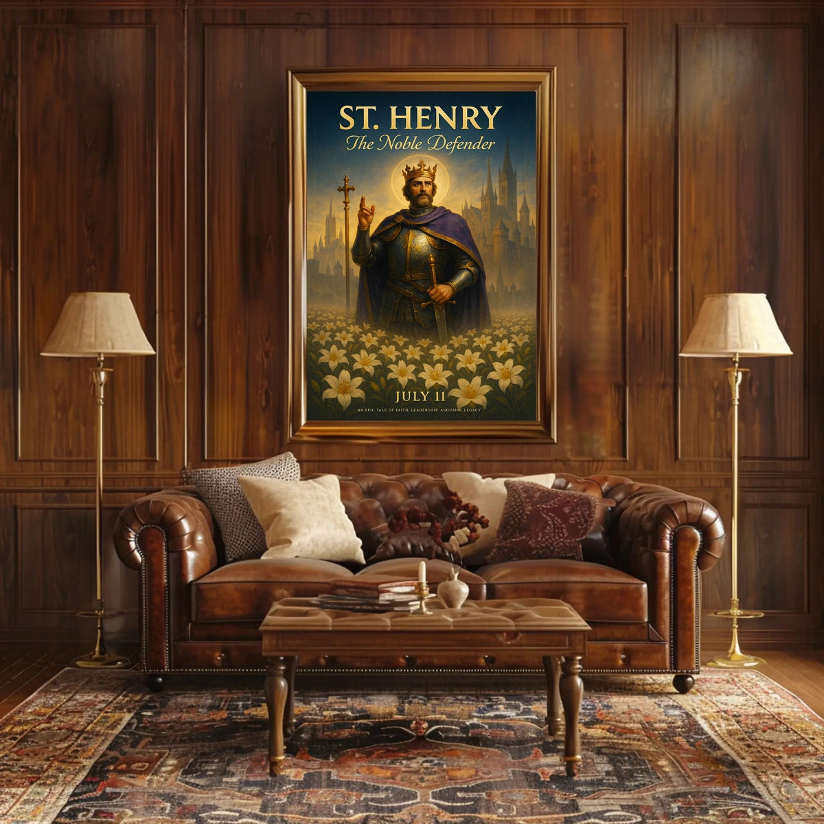 St. Henry The Noble Defender Poster